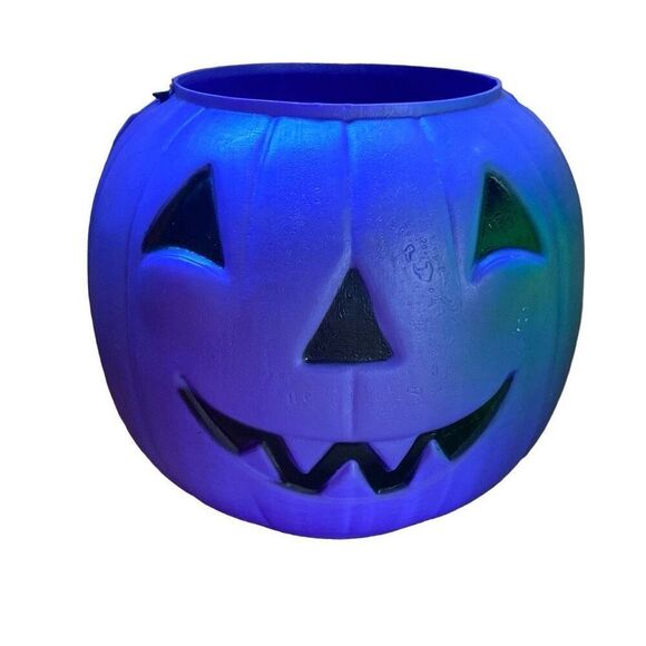 Bundle Vintage General Foam Blow Mold Jack-O-Lantern Halloween Candy Treat Bucke - Picture 2 of 10